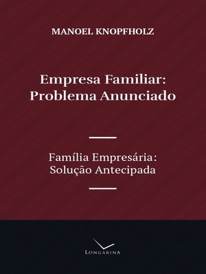 cover image of Empresa Familiar,  Problema Anunciado